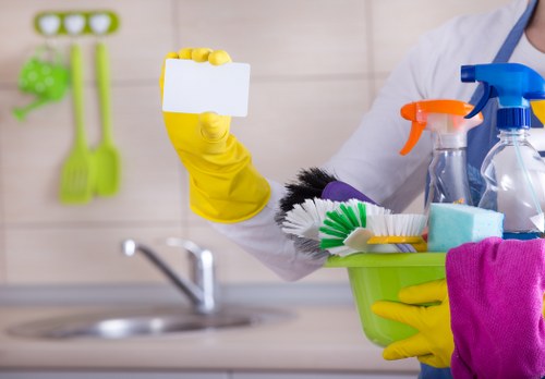 Deep cleaning service for a Putney home with kitchen and living area focus