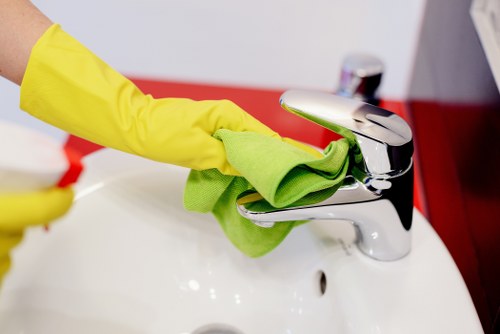 Professional deep cleaning in a Putney home kitchen