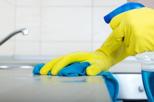 Responsible carpet cleaning with careful product use and workplace safety